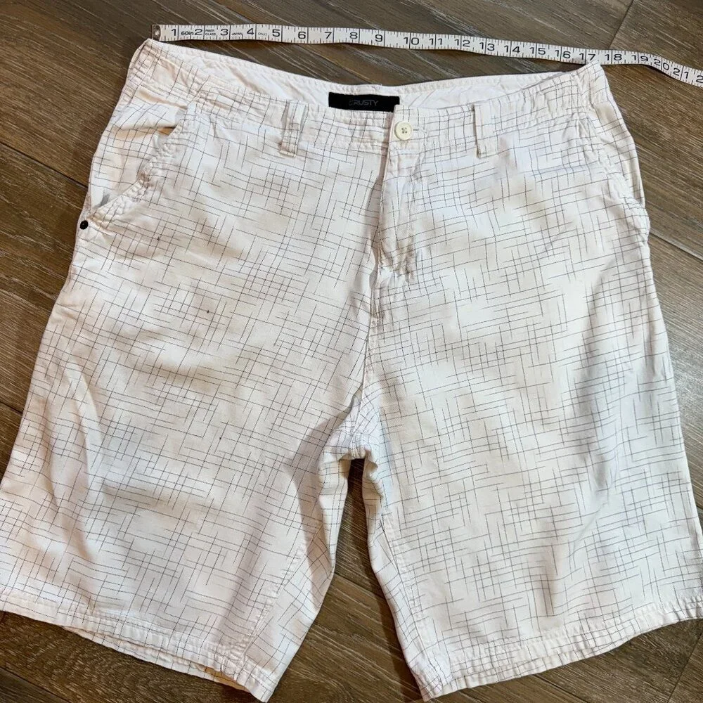 Rusty skateboard relaxed fit skateboard shorts size 36